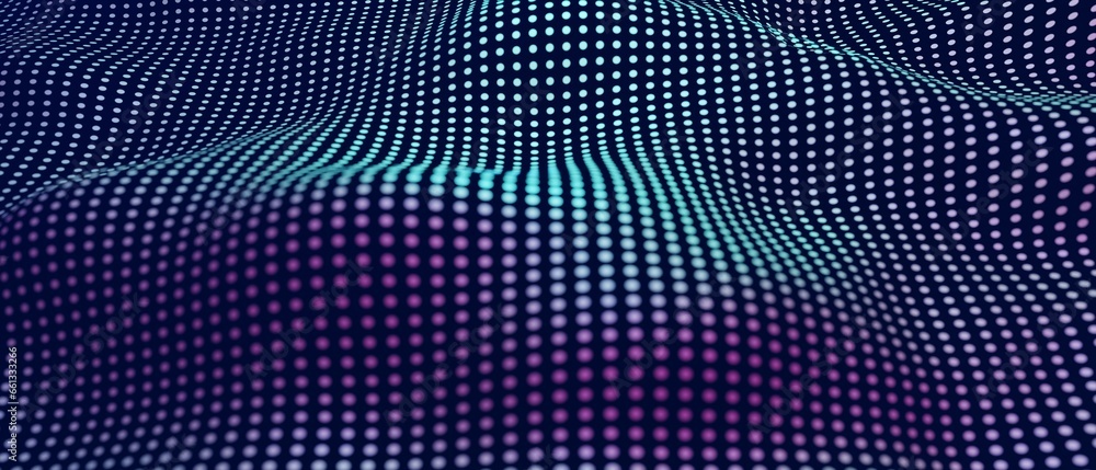 Aufkleber abstract futuristic - technology with polygonal shapes on dark blue background. design digital techn