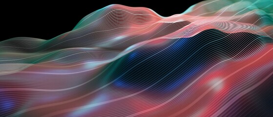 Abstract futuristic - technology with polygonal shapes on dark blue background. Design digital technology concept. 3d illustration.