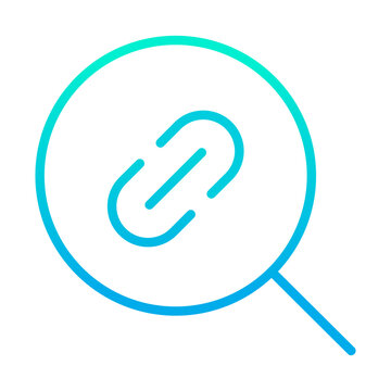 Outline gradient Search URL Icon