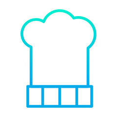 Outline gradient Chef icon