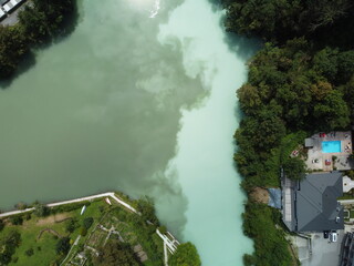 Most na Soči, Slovenia - drone footage.