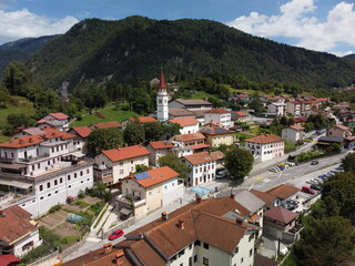 Most na Soči, Slovenia - drone footage.