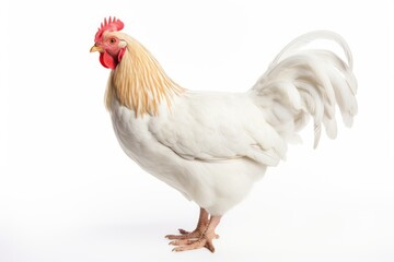 Fototapeta premium rooster isolated on white background