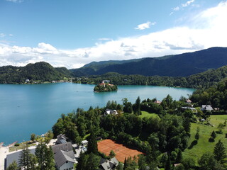 Bled, Slovenia - drone footage.