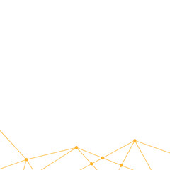 Fototapeta premium Abstract Low Poly Line Footer