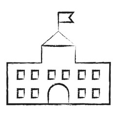 Hand drawn School icon