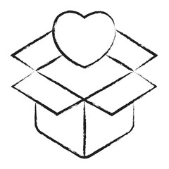 Hand drawn Package icon