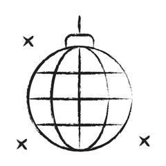 Hand drawn Disco Ball icon