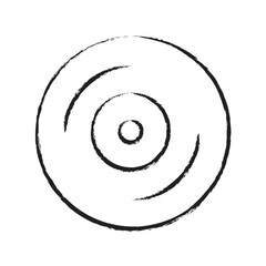 Hand drawn Disk icon