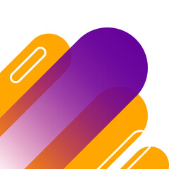 Modern Geometric Rounded Corner