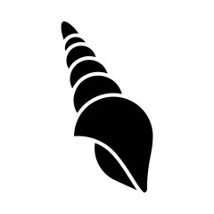 Seashell icon vector. Shell illustration sign. Sea life symbol or logo.