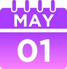 05-May - 01 Glyph Gradient Icon pictogram symbol visual illustration
