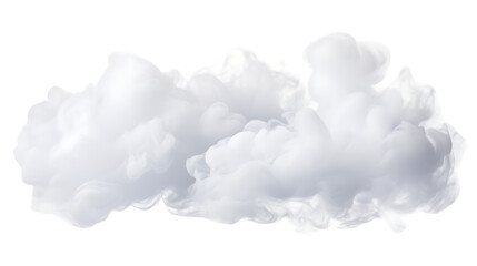 Moving Cloud Shapes Isolated on Transparent or White Background, PNG - obrazy, fototapety, plakaty