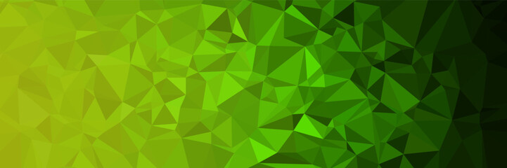 Fototapeta na wymiar abstract green background with triangles