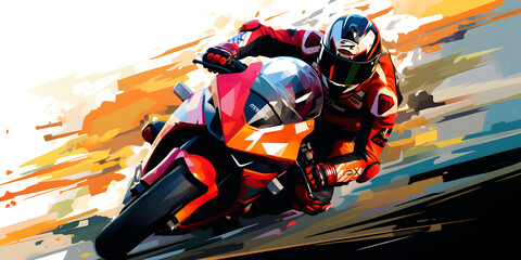 Poster background of moto GP 