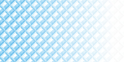 Abstract white and blue geometric background texture