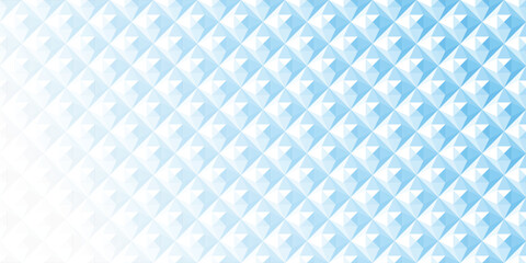 Abstract white and blue geometric background texture