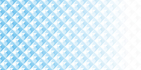 Abstract white and blue geometric background texture