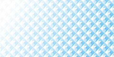 Abstract white and blue geometric background texture