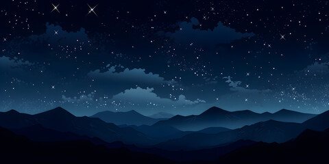 Night sky full of stars background