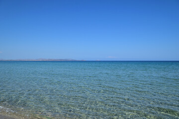 Zamatas beach, Lemnos island, Greece, Aegean Sea