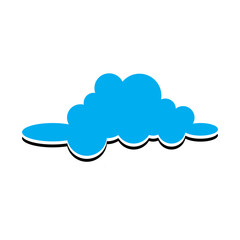 Cloud template logo design with a modern and creative concept. Logo for business, emblem, company and brand.