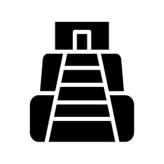 Mayan Mexico Pyramid Icon