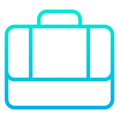 Outline Gradient Office Bag icon