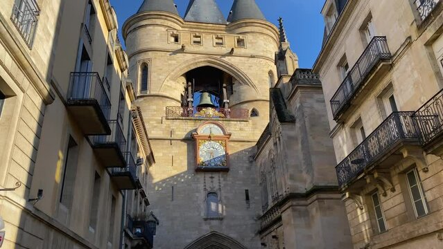 Big Bell gate in Bordeaux, France