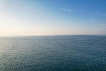 Most Beautiful High Angle Footage of British Landscape and Sea View of Durdle Door Beach of England...