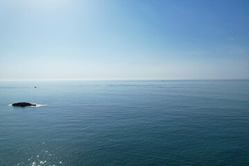Most Beautiful High Angle Footage of British Landscape and Sea View of Durdle Door Beach of England...