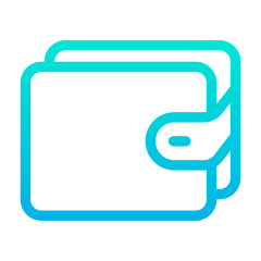 Outline Gradient Wallet icon
