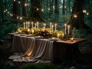 A Forest Glade Wedding 