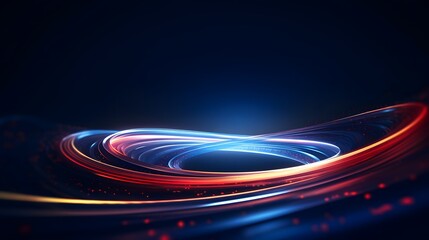 Energy Light Lines Flow, Concept of leading in business, Hi tech products, warp speed wormhole science vector design. Horizontal speed lines background