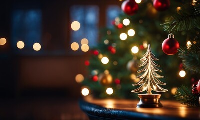christmas tree light, Generative AI