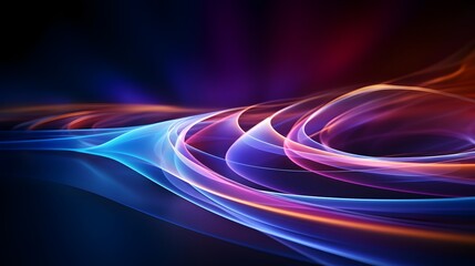 Energy Light Lines Flow, Concept of leading in business, Hi tech products, warp speed wormhole science vector design. Horizontal speed lines background - obrazy, fototapety, plakaty