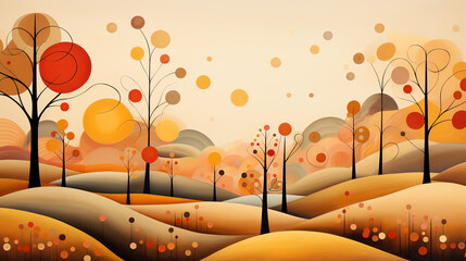 Herbst Landschaft Hintergrund