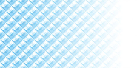 Abstract white and blue geometric background texture