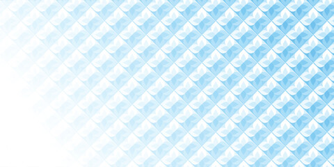 Abstract white and blue geometric background texture