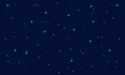 Vector background design with bright stars