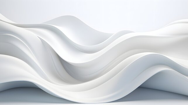 3D Light White Background © Lucky Ai