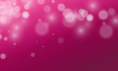 Vector abstract pink bokeh lights effect background