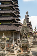 Obraz premium Temple Taman Ayun, Bali. Site religieux et temple hindouiste.