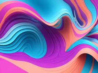 Abstract liquid watercolor waves background for art design