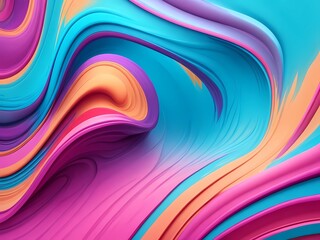 Obraz premium Abstract liquid watercolor waves background for art design