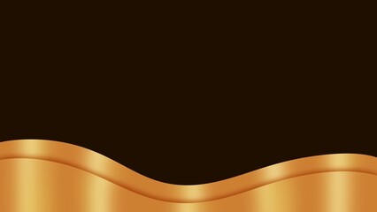 Smooth Bronze Wave Background 