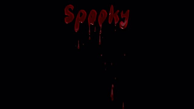 Crafting Horror: Spooky Blood Drip Animation Techniques