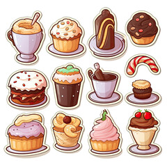 Bakery Stickers by Generative AI