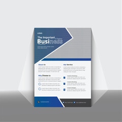 Corporate business flyer template design. marketing, business proposal, promotion, advertise, publication, cover page. 
