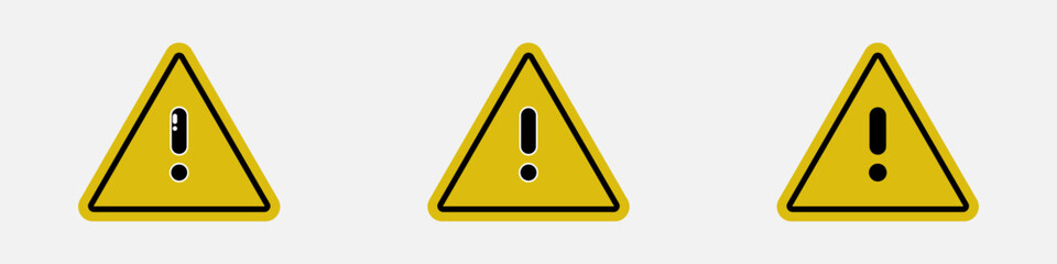 Caution sign vector